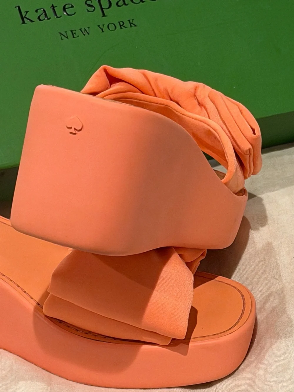 Kate Spade  Bow Platform Slide Sandals